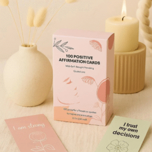 100pcs Inspirational Cards for Women–Floral Design